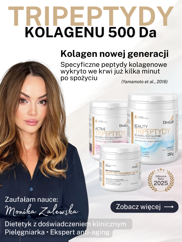 Tripeptydy kolagenu 500 Da DivaLab