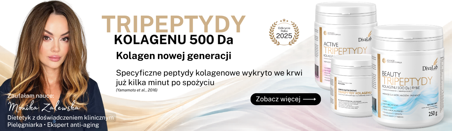 Tripeptydy kolagenu 500 Da DivaLab