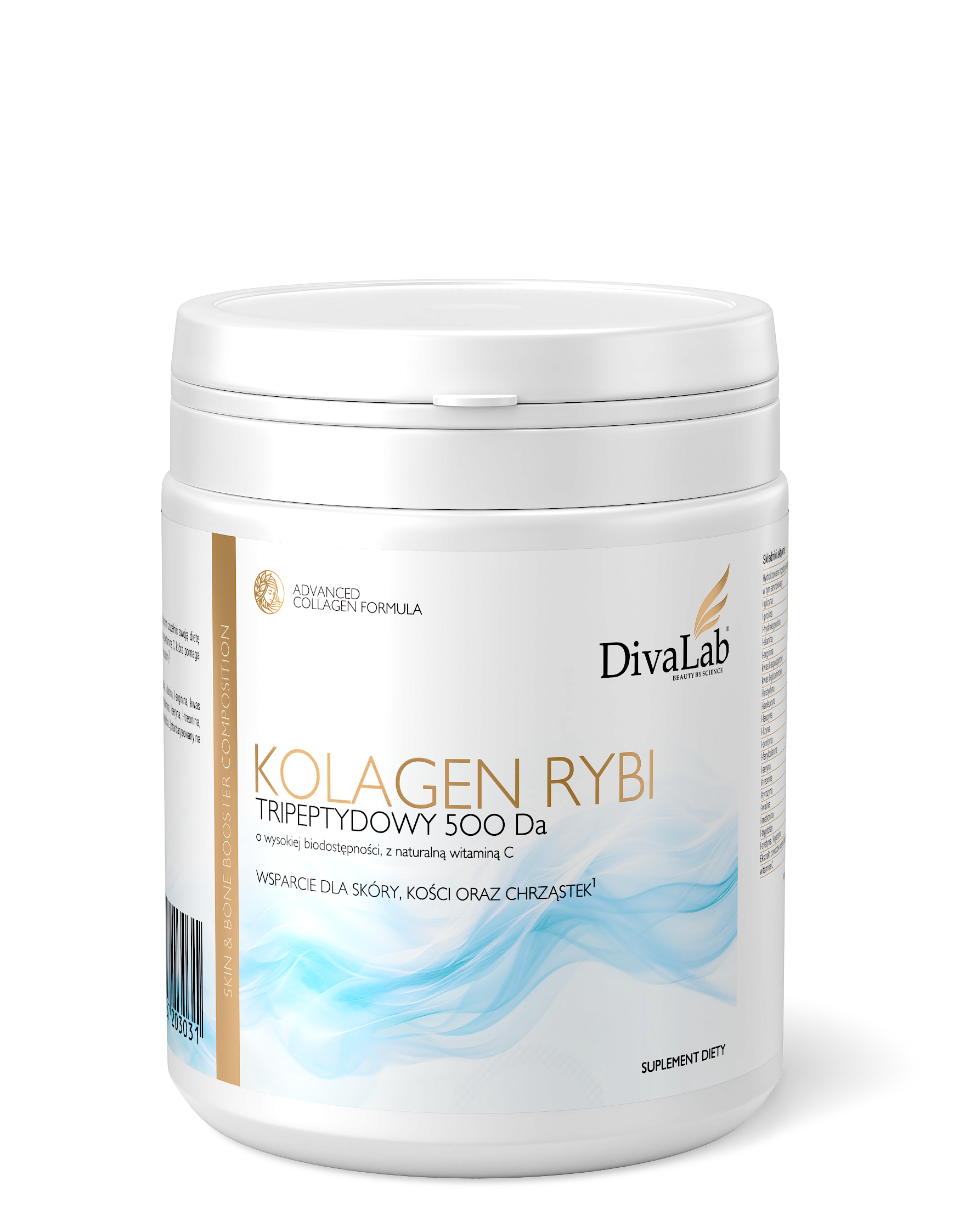 Tripeptydy Kolagenu 500 Da - Classic | rybi | 49 dni